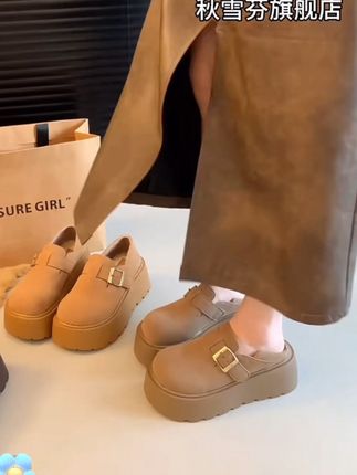 早秋复古两穿博肯单鞋#便宜又好穿 #时尚美鞋 #女鞋穿搭 #上脚舒适 #好穿又好搭