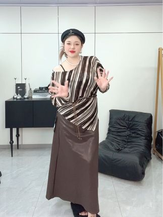 #大码女装120斤到220斤 #早秋搭配 #私服定制 #港味十足 港风小姐 申请出战