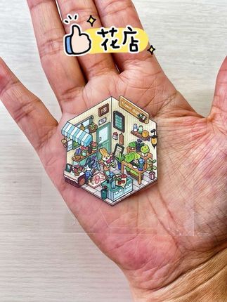 你能找到比这小的造景贴纸算我输了!#造景贴纸 #微缩造景贴纸 #宅家自嗨 #解压玩具