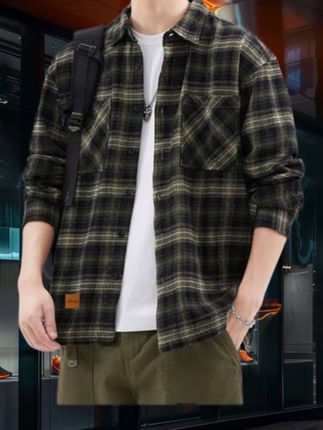 男士们,#Jeep吉普 春秋新款 #格子衬衫 #长袖休闲衬衫 来啦,只需219元!