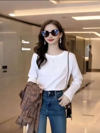 #女装 #穿搭#打底T恤女装#秋装