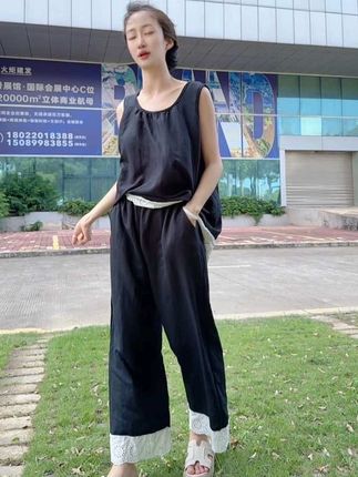 #睡衣家居服 带胸垫