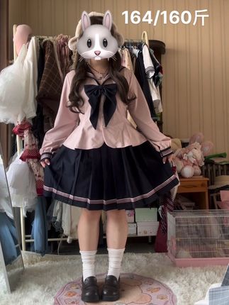 好可爱的小花朵摆的水手服@Tao小夭Jk 最大开到5xl哦!#jk穿搭 #大码水手服 #大码jk #160斤