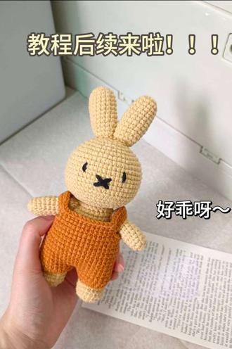 米菲兔超详细教程后续来啦#钩织教程 #材料包教程视频 #米菲兔#手工 #编织