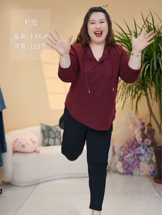 185斤胖妹妹爱跳舞跳的怎么样比一下