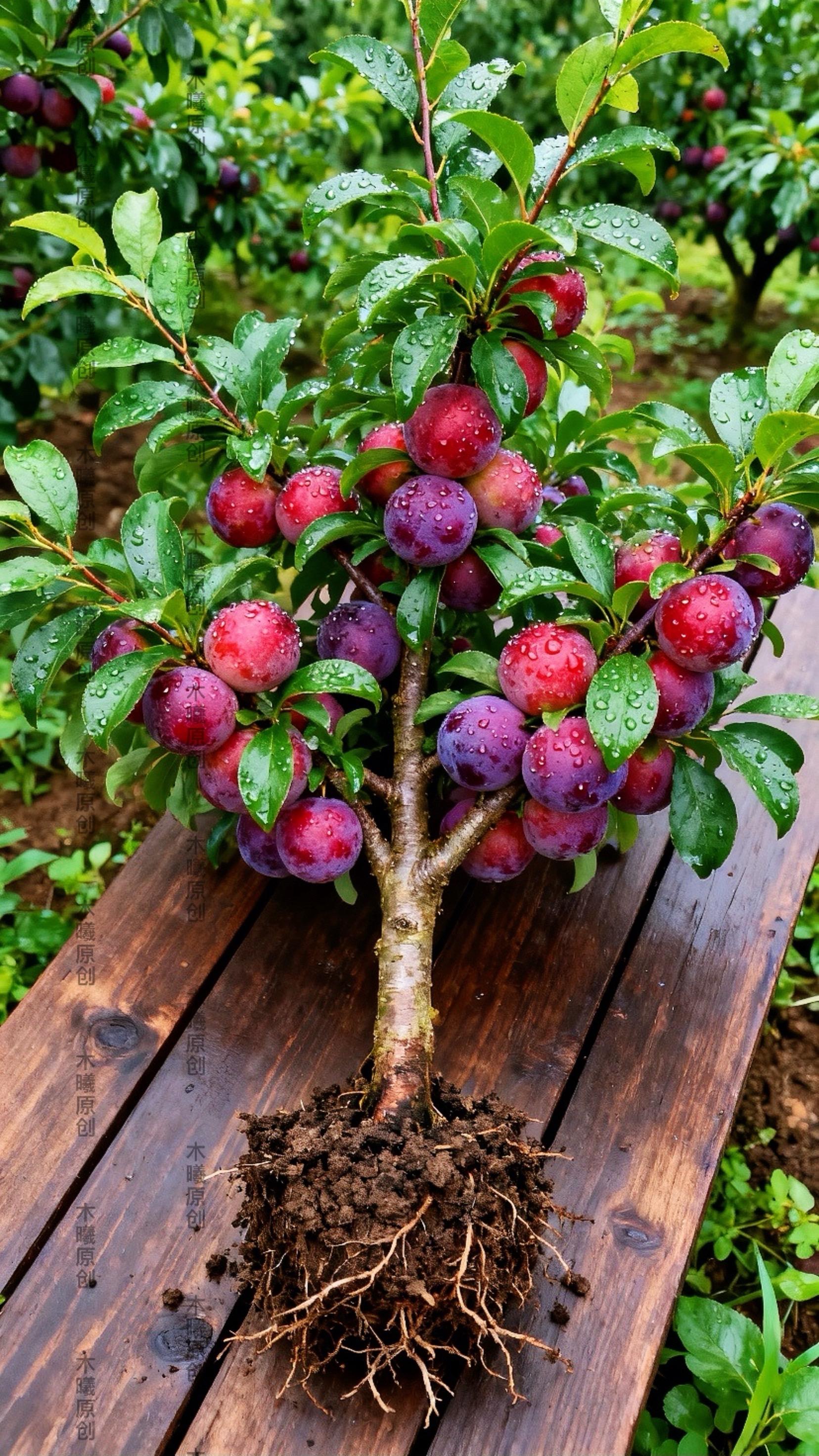 正宗嫁接国峰七号李子树苗#国峰七号李子树苗 #果树苗 #三农种植 #李子 #果树苗基地