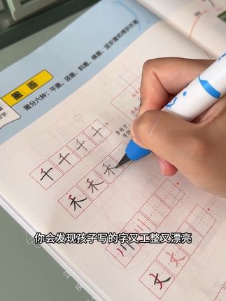 小学生规范书写训练,从正姿、笔画,偏旁,结构到书面都有同步视频讲解~ #控笔练字 #规范书写 #练字