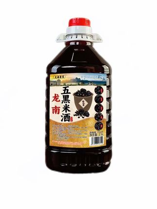 虔南客家五黑米酒2.5升大桶装真材实料传统工艺手工酿造微醺米酒#米酒 #微醺时刻 #好喝不贵 #好酒推荐 #爆款热卖中
