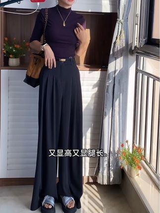 #通勤风穿搭 #高级感穿搭 #遮肉显瘦穿搭 #优雅女人味穿搭 #西装裤搭配
