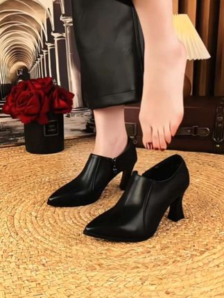 #百搭女鞋 #深口单鞋 #优雅气质 #尖头高跟鞋 #女鞋推荐