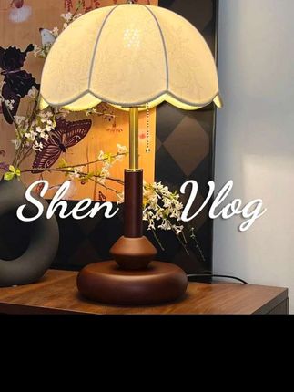 中古风台灯法式复古客厅卧室床头灯设计感美式书房民宿氛围感台灯#台灯