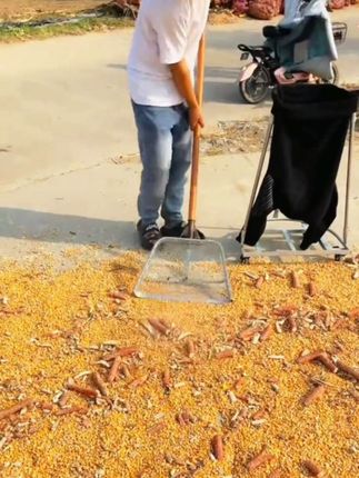 不锈钢过滤筛子铁锹铲 筛粮食 玉米筛 筛土筛沙子 结实耐用#新农人计划 #农具#助力三农#筛铲