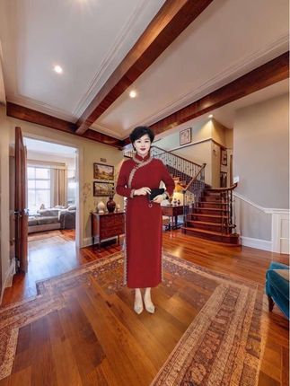 #喜婆婆喜妈妈婚宴礼服 #中国风旗袍 #优雅气质#高端大气上档次这也太漂亮了#高级感穿搭