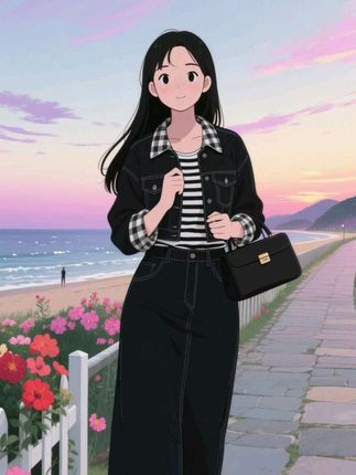 #春秋新款 #牛仔套装 #日常通勤穿搭 #休闲减龄穿搭