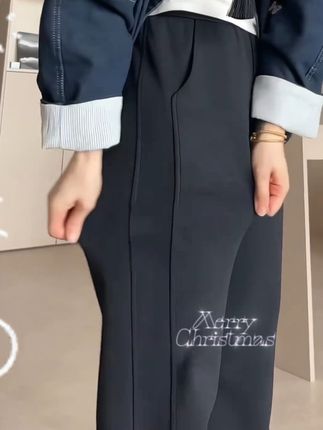 #大码窄版运动裤#春夏秋季新款#垂感宽松直筒裤#休闲显瘦阔腿裤#显瘦显高显腿长 @DOU+小助手