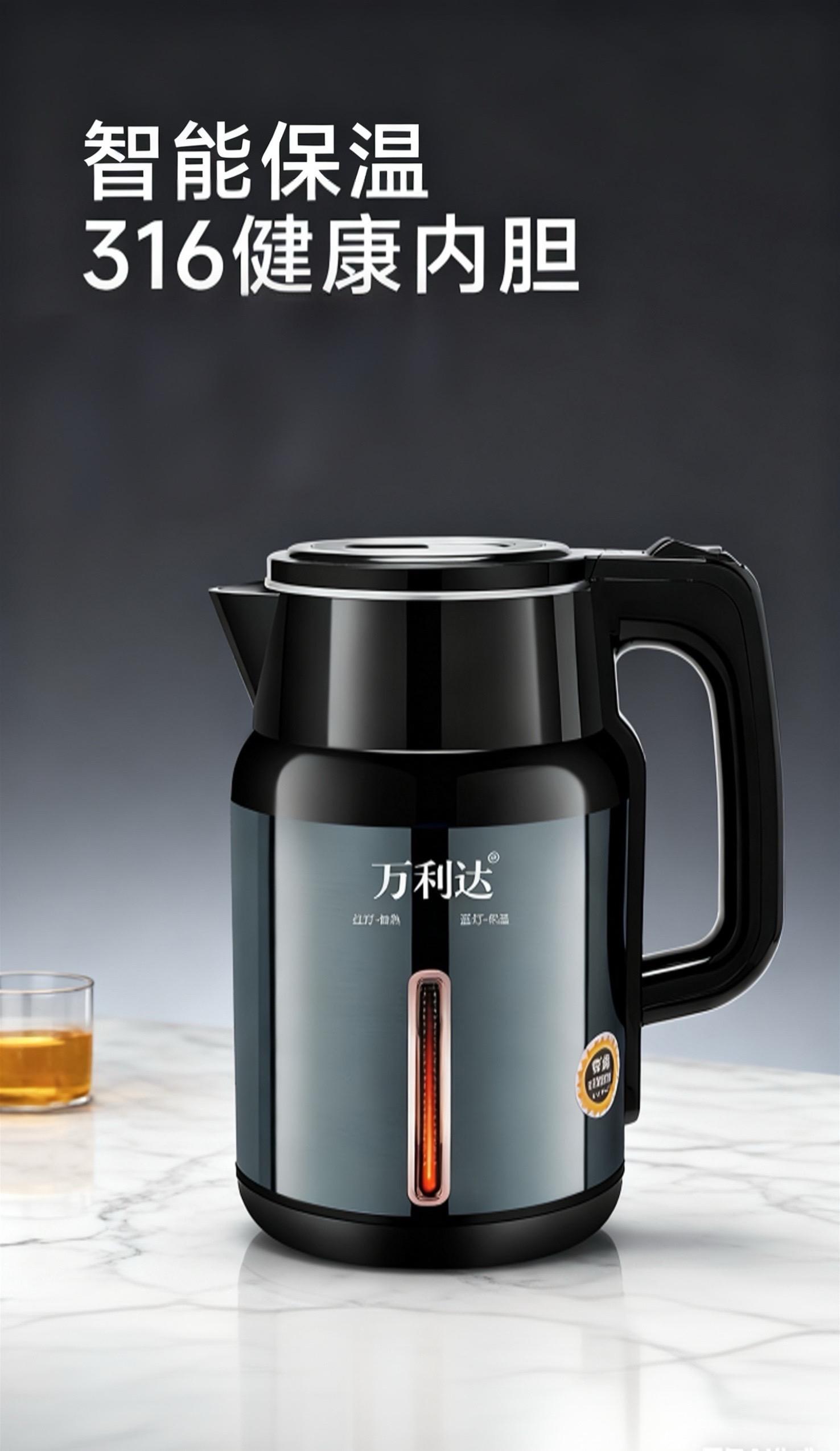💥家人们看过来!这款万利达热水壶真的是家庭必备神器!  3.0L大容量,家庭聚会、日常饮水一次搞定,再也不用频繁烧水啦~  1500W大功率,烧水速度快到飞起,想喝热水不用久等!  内胆是316不锈钢的,安全又健康,给家人喝的水必须讲究!  智能保温还防烫,颜值与实力并存,放在家里超有质感~  不管是日常泡茶、冲奶,还是朋友小聚,有它在都能轻松应对!  家里还缺热水壶的,赶紧安排上,给家人一份安心的温暖~  #万利达热水壶 #家居好物 #家庭必备 #好物推荐 #抖音带货