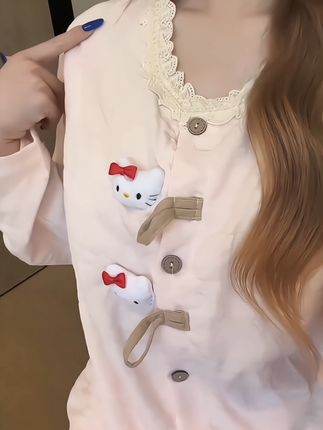软乎乎早秋软萌可爱甜妹少女睡衣分享!带胸垫 #睡衣套装 #秋季穿搭#好物推荐🔥