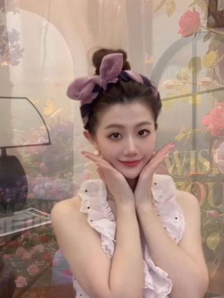 #头饰发饰 #发箍 #条纹蝴蝶结发箍#发箍这样戴好美