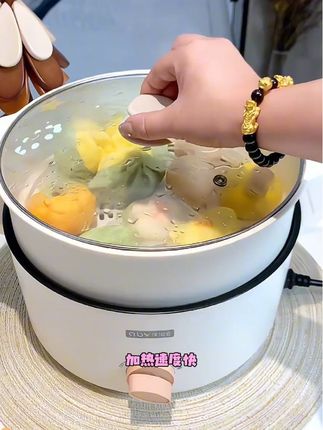 加蒸笼大容量蒸煮炒煎锅家用不沾内胆电火锅泡面锅电煮锅#蒸煮锅 #蒸煮锅推荐 #电煮锅 #电煮锅多功能 #好物推荐🔥