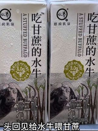 头回见给水牛喂甘蔗!但不得不说,吃甘蔗长大的水牛产的奶真的比吃饲料的好喝太多了。它的口感浓郁又丝滑,就像是融化的冰淇淋一样。入口自带甘甜,没有一点奶腥味,每百毫升钙含量高达8.0克,钙含量也比普通的牛奶高很多,关键配料就只有生水牛乳和生牛乳,营养又丰富,没喝过的一定要试试#水牛奶 #牛奶 #吃甘蔗的水牛奶 #超便宜超划算 #仙女都在喝什么