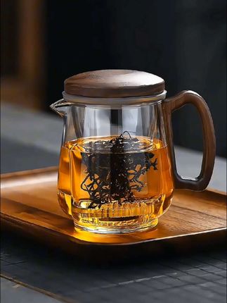 #新款加厚玻璃泡茶壶茶水分离壶高档办公室家用泡茶器茶具泡茶专用#泡茶壶#泡茶杯#玻璃茶具#泡茶器