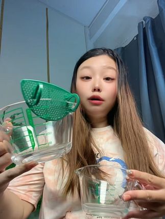 #好物分享 #厨房好物#过滤量杯#高硼硅玻璃#电子秤