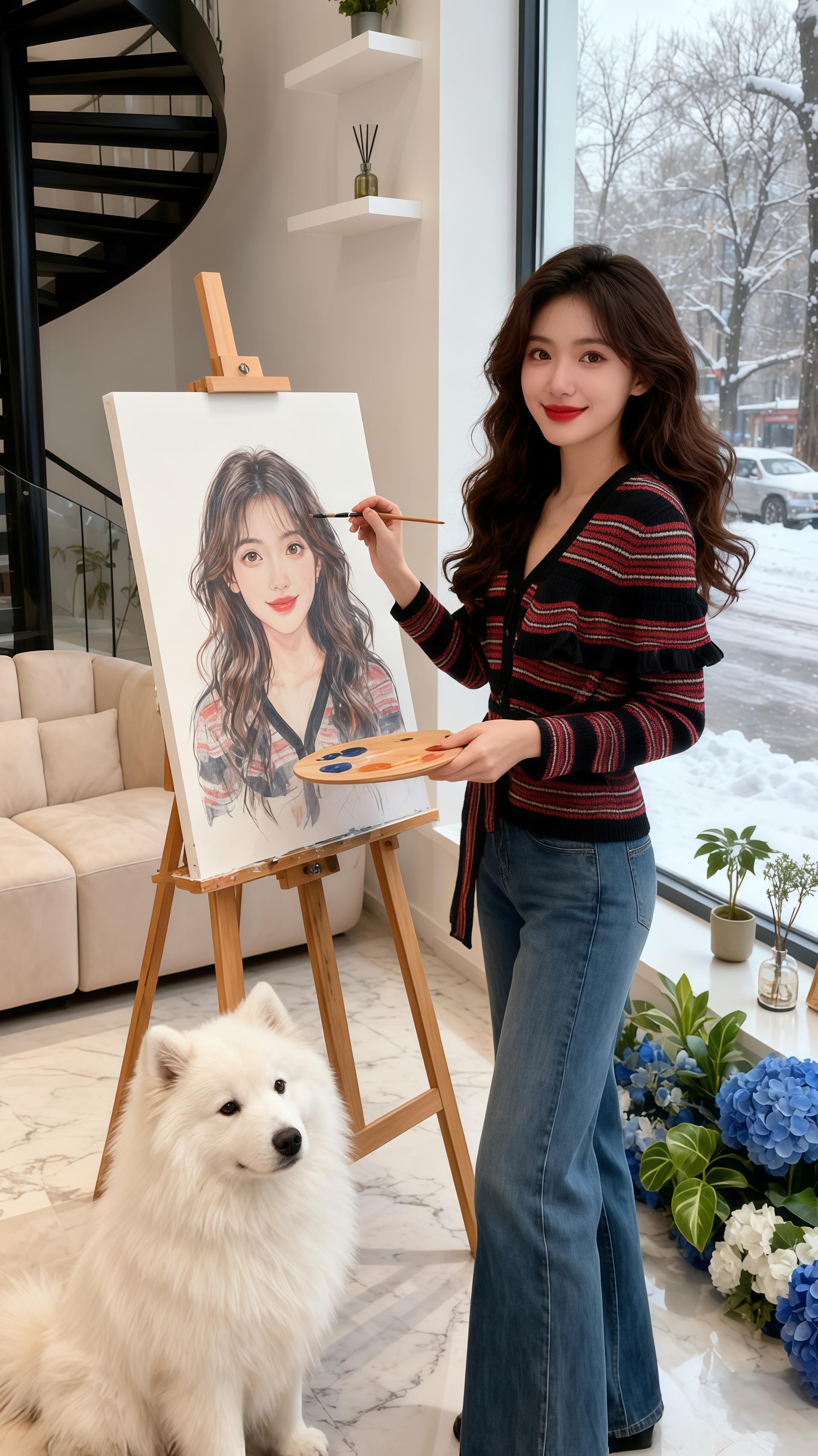 2025秋季新款洋气设计感小众超好看撞色条纹披肩假两件针织衫女装#设计感穿搭 #来双11解锁秋冬本命穿搭 #抖音商城双11好物节