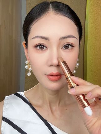 双头修容棒一头高光,一头暗影修出立体精致五官#修容棒#修容 #修容教程
