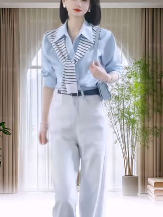 #优雅气质 #穿出自信穿出美丽 #青春活力 #职业装穿搭 #时尚套装
