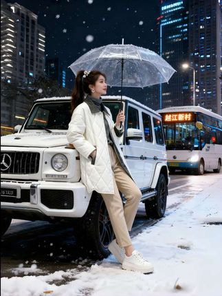 #外套穿搭 #【寒潮必备!这件菱格棉服绝了】 姐妹看过来!这款奶白菱格棉服,撞色领口超有质感,保暖还显瘦。不管是雪山出游还是日常通勤,穿上它时髦又暖和,这个冬天选它就对了,赶紧入手!@抖加🔥上热门🔥dou+🔥热点宝