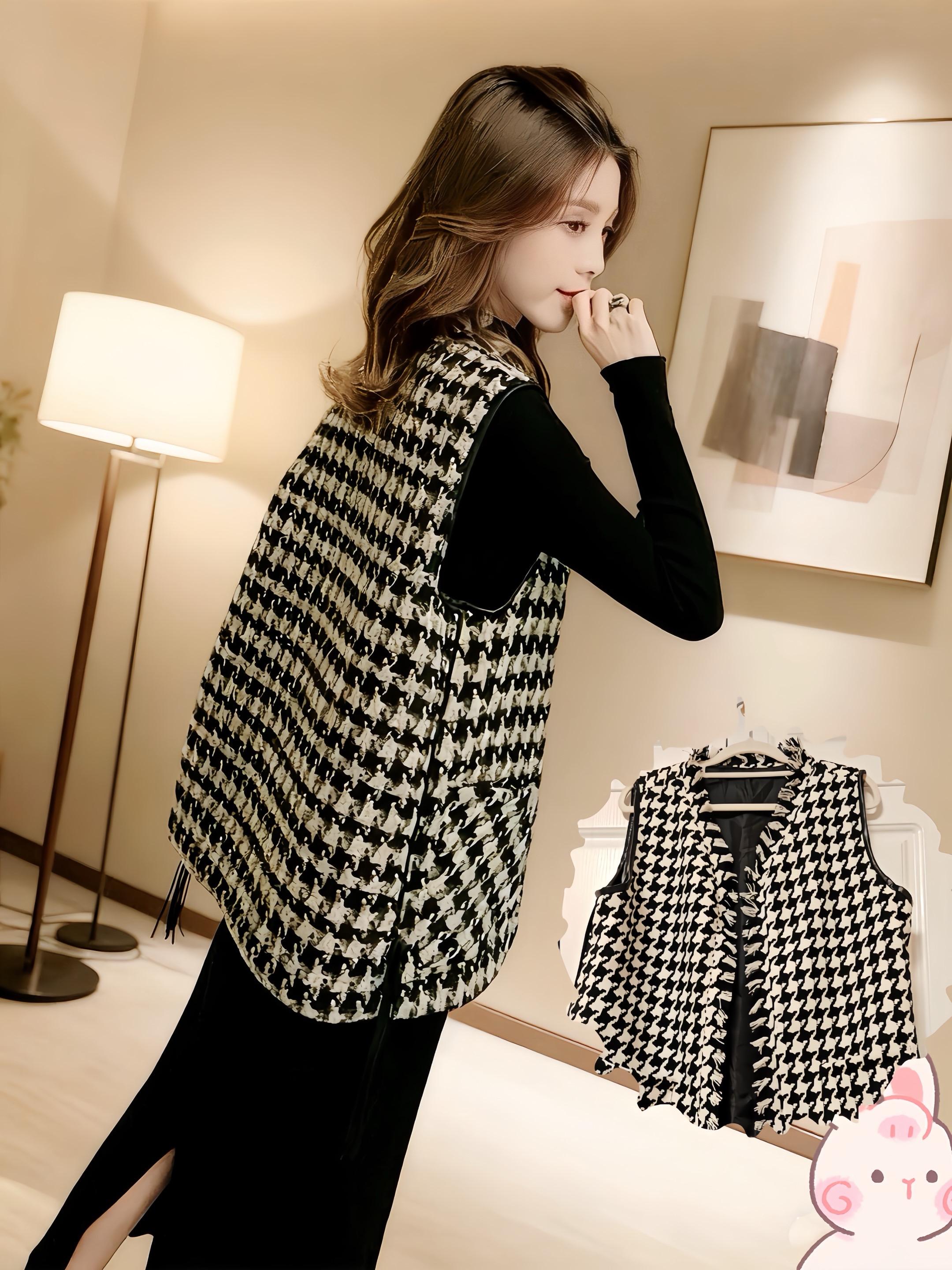 秋天来了 新衣服安排上#高级感穿搭 #今日穿搭 #洋气穿搭 #马甲 #小香风马甲