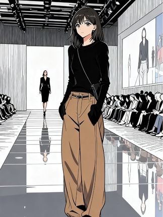 气质休闲上衣长裤两件套 #创作灵感 时尚长袖长裤#通勤搭配 ##早秋穿搭三分钟出门不是梦 ##秋冬穿搭新鲜感在线 #秋冬都市硬核穿搭
