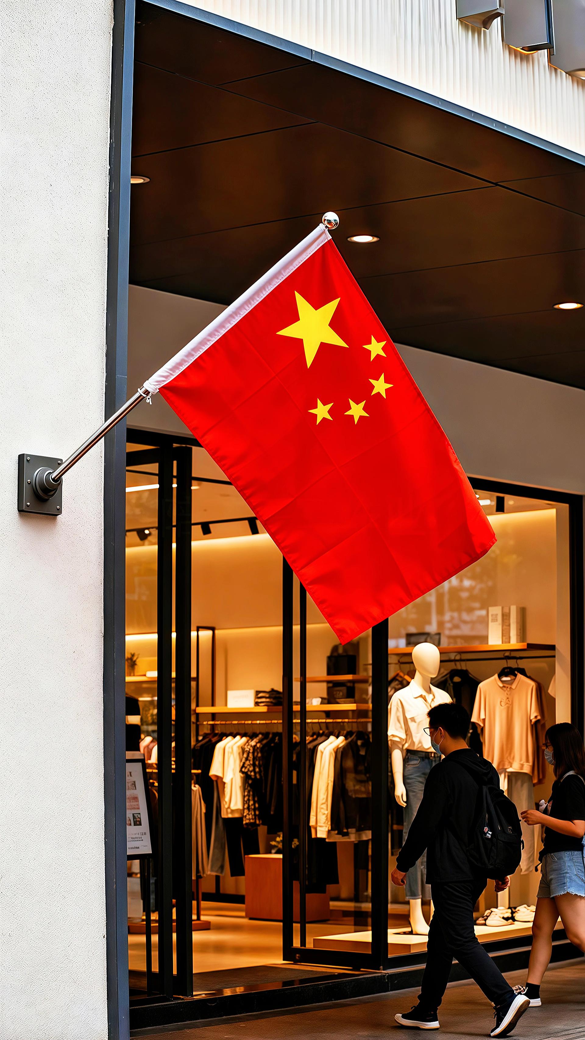 中国红映佳节,国庆红旗展风采,满满节日氛围超治愈!📌#国庆氛围 #祝祖国繁荣昌盛 #五星红旗迎风飘扬 #强烈推荐