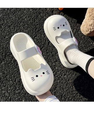 我的玛丽珍kt洞洞鞋也太可爱了叭~ #鞋控日常 #超好看的鞋 #奶呼呼鞋子 #圆头鞋玛丽珍