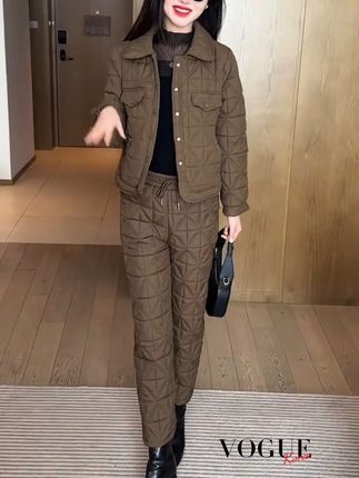 #我的秋季购物分享#冬日穿搭测评#秋冬穿搭显贵法则#棉衣两件套