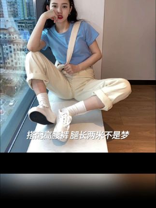 正肩t恤女显瘦灰色修身小个子上衣女体桖短袖衫短款圆领夏季棉质