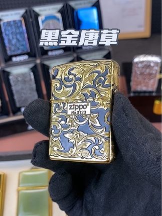 黑金五面唐草#送男生礼物#打火机#zippo
