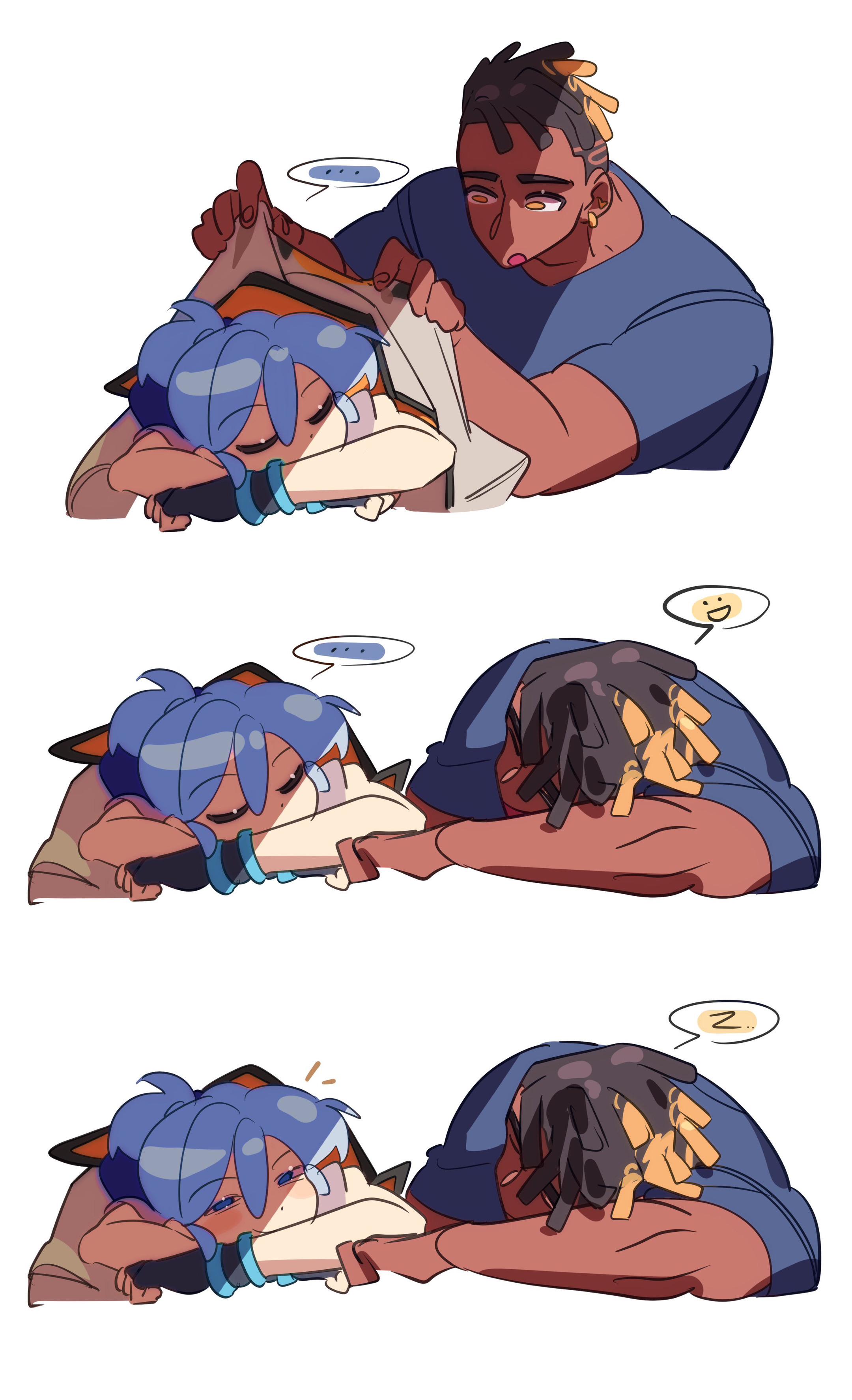 Firestorm.Phoenix x Jett 不死鸟x捷风 作者X: @dogbread_03 #valorant #无谓契约 #瓦罗兰特 #捷提 #不死鸟