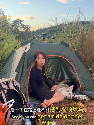 一人一狗徒步西藏#vlog十亿流量扶持计划 #徒步西藏