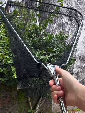 #抄网#折叠抄网#捞鱼#钓鱼装备#户外钓鱼