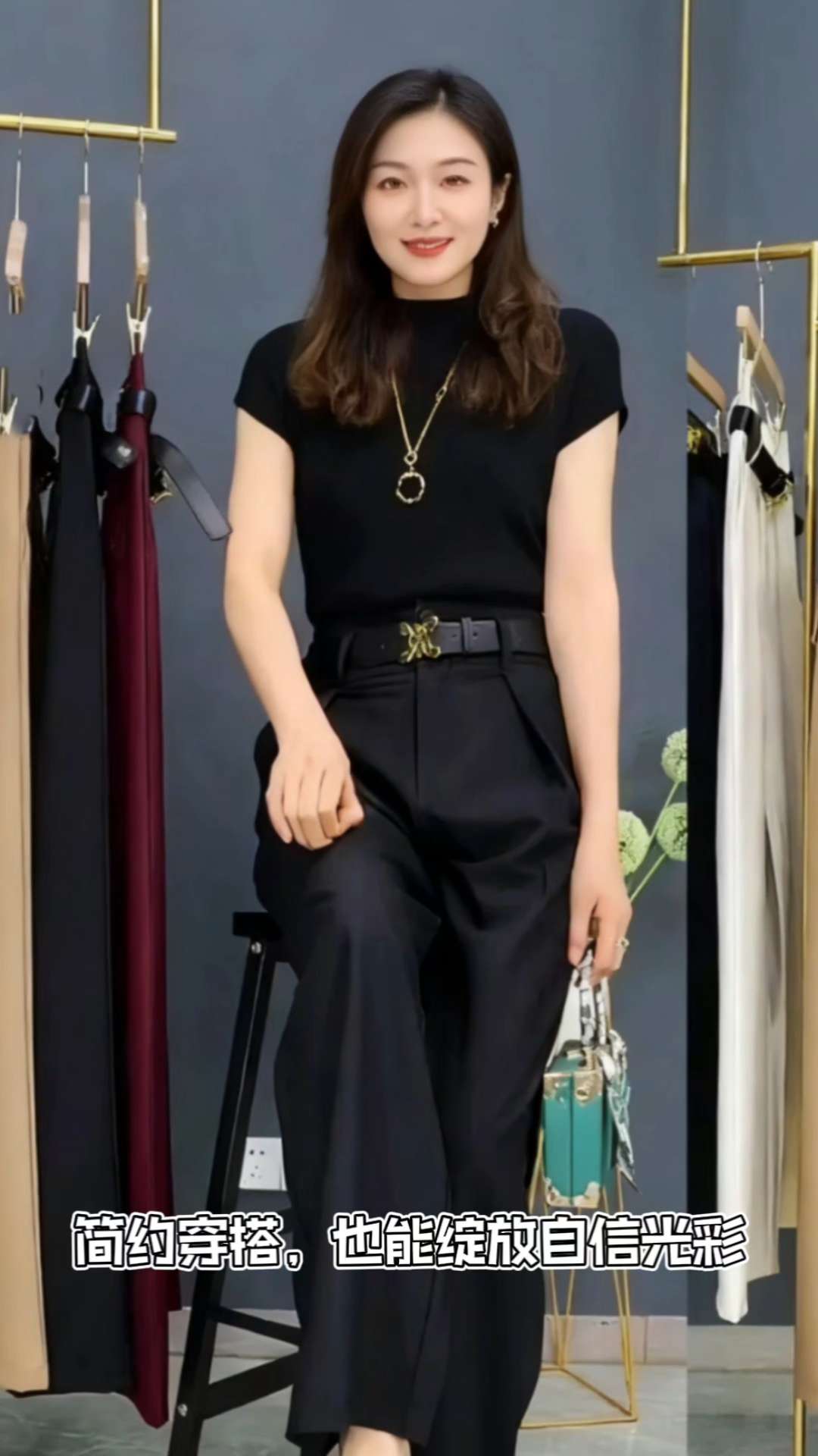 时尚洋气百搭阔腿裤。【送腰带】春夏薄款洋气高档阔腿裤女垂坠感西裤气质休闲显瘦长裤潮#面料柔软舒适 #遮肉显瘦 #时尚百搭