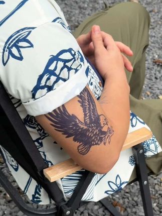 夏天来了,这款防水纹身贴让你酷炫一夏! #纹身贴 #纹身贴防水 #纹身贴纸 #tattoo #草本纹身贴