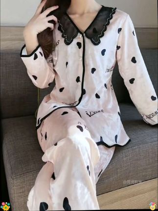 #女士春秋睡衣#长袖长裤睡衣#金丝绒睡衣