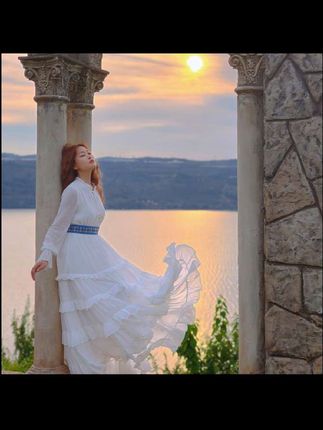 【董艺旅行穿搭】生如夏花·7米大裙摆度假长裙旅行拍照女神战袍
