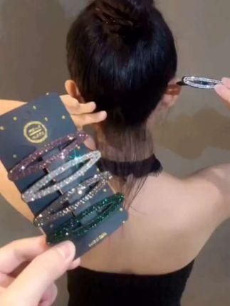 告别碎发烦恼,碎发夹#碎发夹#碎发整理#侧边夹#刘海夹#发夹