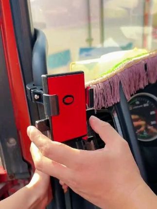 货车通用拉杆手机支架稳固防震#货车用品#卡车司机 #货车司机