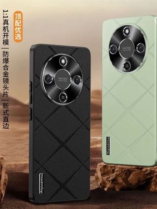 适用荣耀X70高档皮纹壳强抗指纹X70金属护镜防摔皮质肤感手机壳#手机壳推荐 #好物推荐🔥