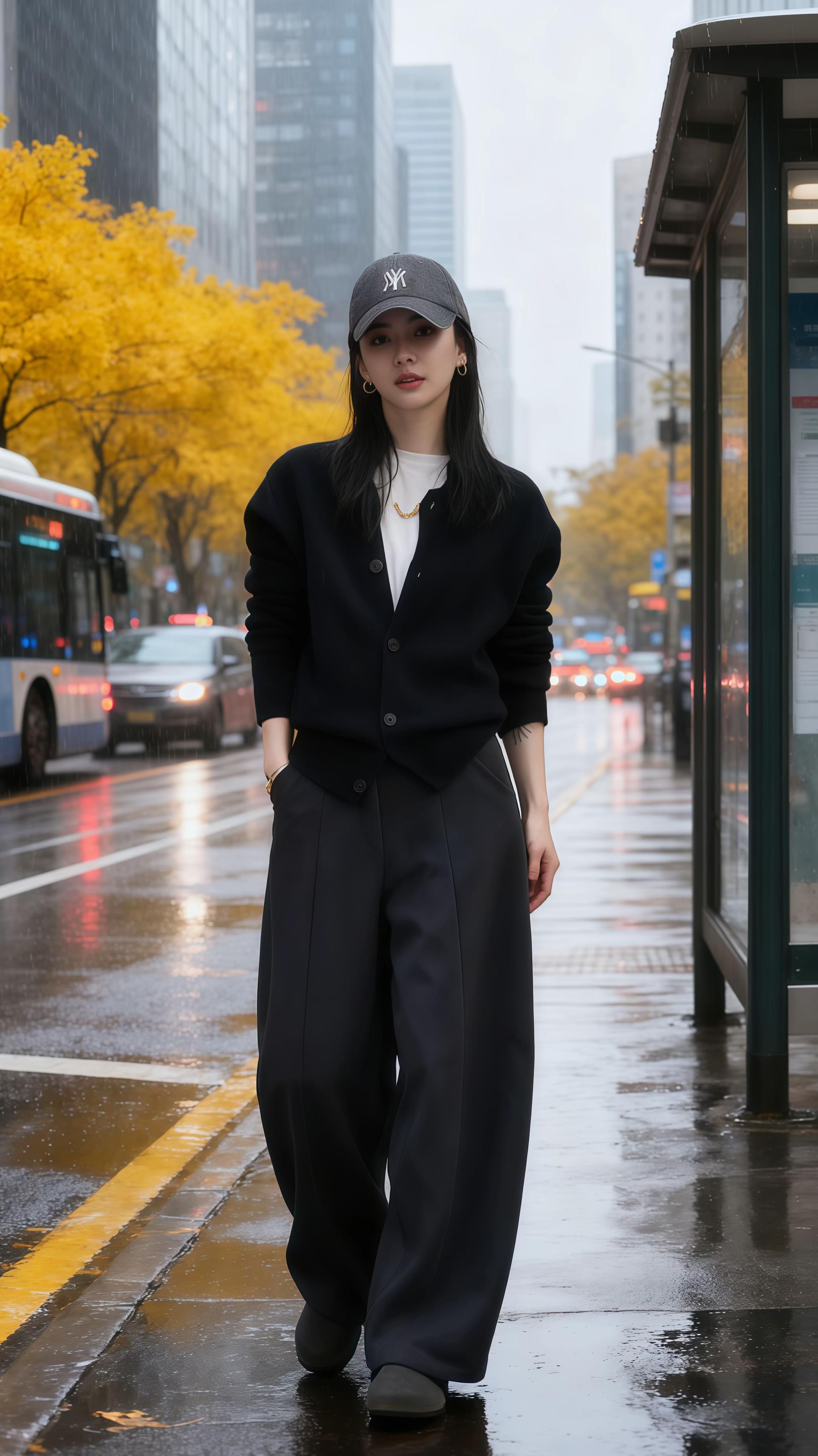 #针织衫 #秋日户外就穿琥珀系 #森系少女感穿搭 #被秋日氛国感穿搭拿捏了 #早秋秀场抄作业告别路人感