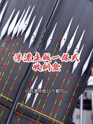 花喜主线浮漂二合一收纳盒#浮漂收纳盒 #浮漂主线收纳盒 #钓鱼装备 #渔具用品 #浮漂收纳