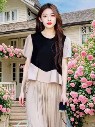 #谁穿谁漂亮 #时尚减龄穿搭 爆款轻熟风两件套,温柔甜美减龄又时尚#穿出自信穿出美丽 @DOU+上热门